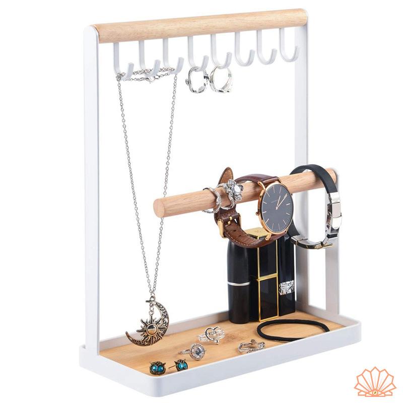Porte Bijoux Socle en Bois | Les Boîtes d'Aphrodite