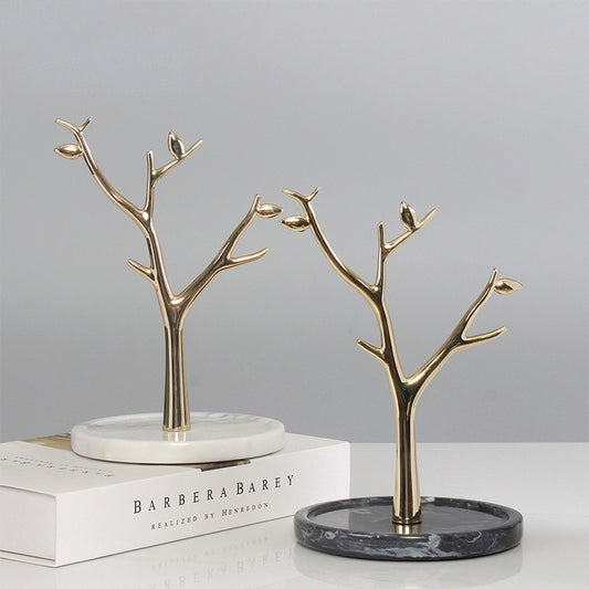 Arbre à Bijoux Métal Doré