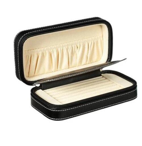 Trousse à Bijoux Cuir Noir | Les Boîtes d'Aphrodite