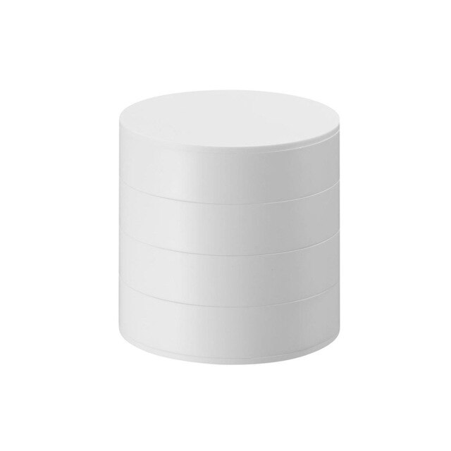 Porte Bijoux 4 Plateaux Blanc