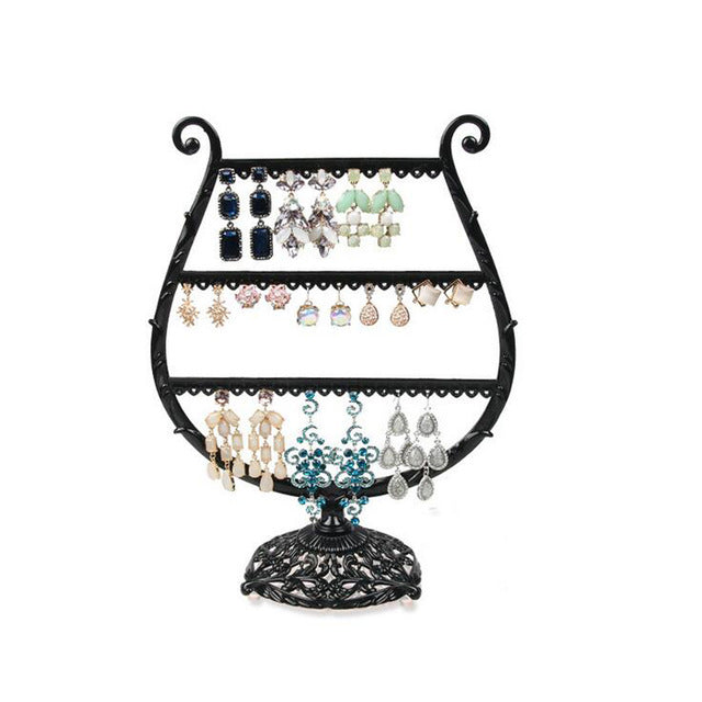 porte bijoux harpe d'euterpe noir