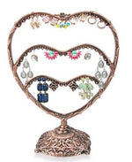 porte bijoux harpe d'euterpe cuivre coeur