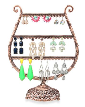 porte bijoux harpe d'euterpe cuivre