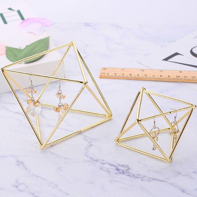 Porte Bijoux Géométriques Diamants Petit et Grand