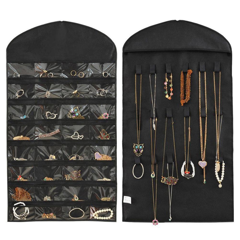 Porte Bijoux Mural Poches Suspendues
