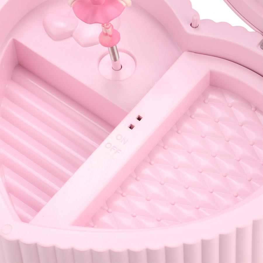 Boîte à Bijoux Musicale Coeur Rose | Les Boîtes d'Aphrodite