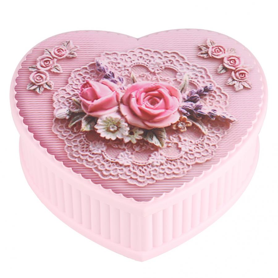 Boîte à Bijoux Musicale Coeur Rose | Les Boîtes d'Aphrodite