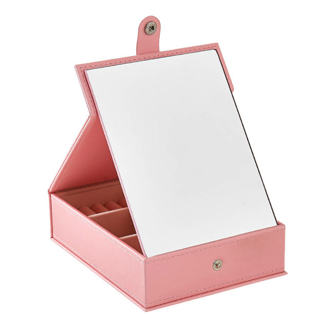 boite à bijoux coréenne cuir rose