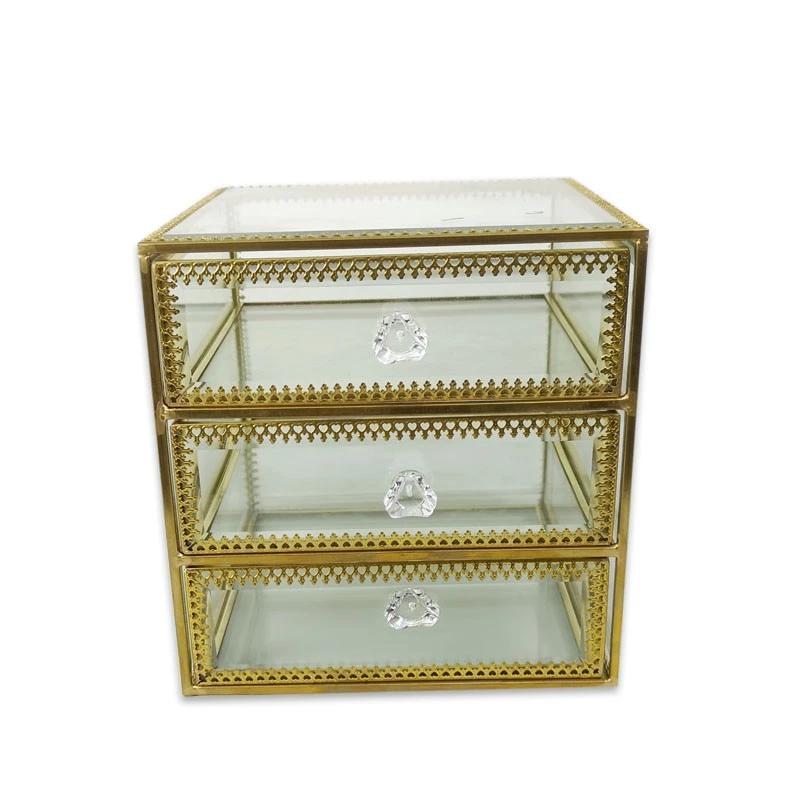 Boîte à Bijoux en Verre Compartimentée | Les Boîtes d'Aphrodite