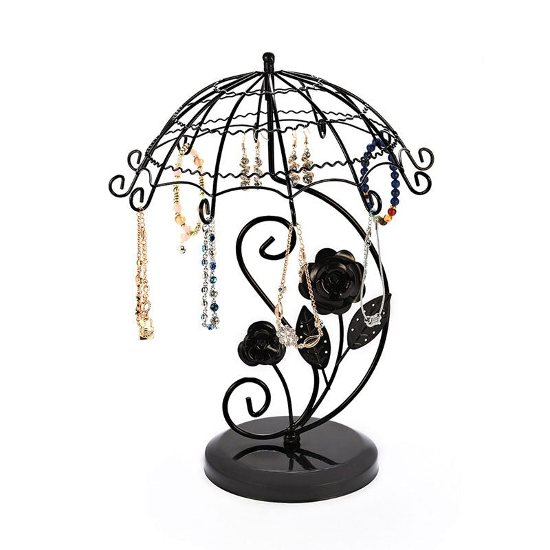Arbre à Bijoux Parapluie Noir