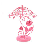 Arbre à Bijoux Parapluie Rose