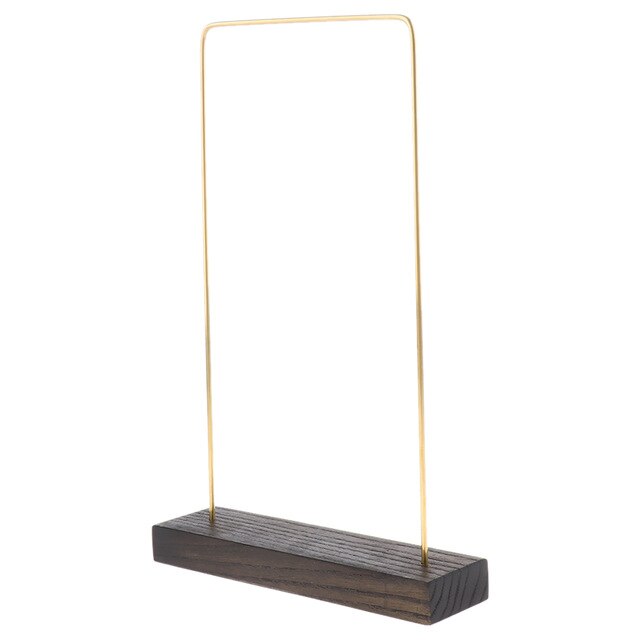 porte bijoux socle ébène chaînes