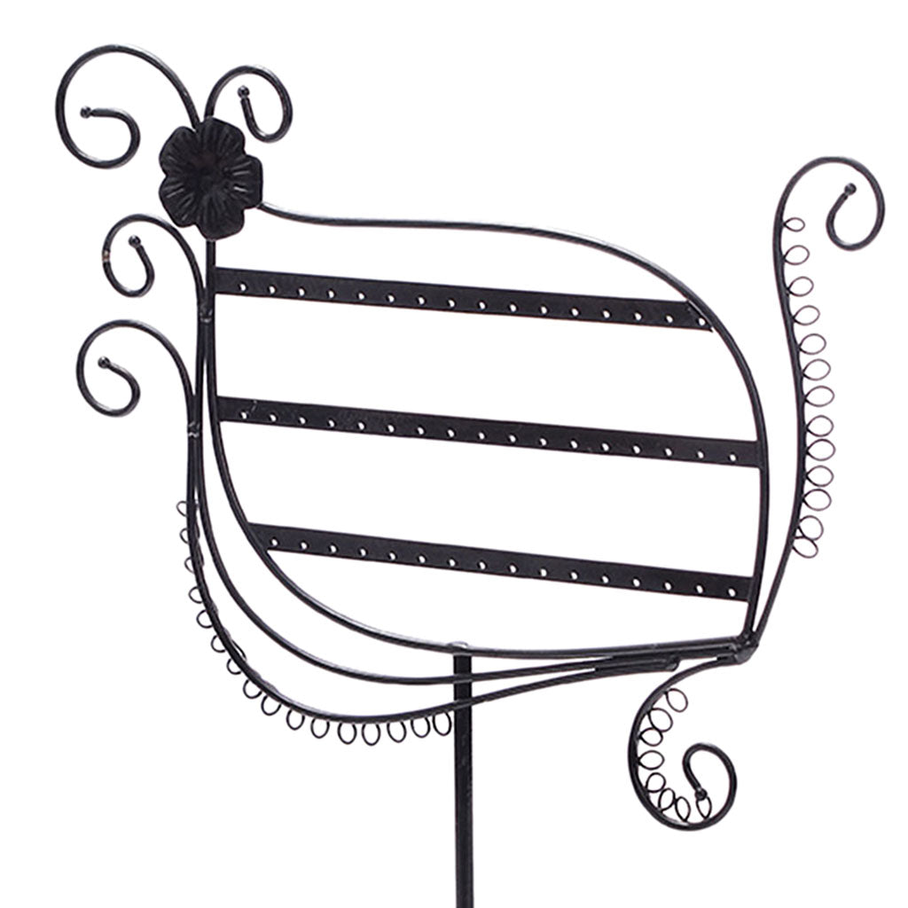 porte bijoux cygne fantaisie noir