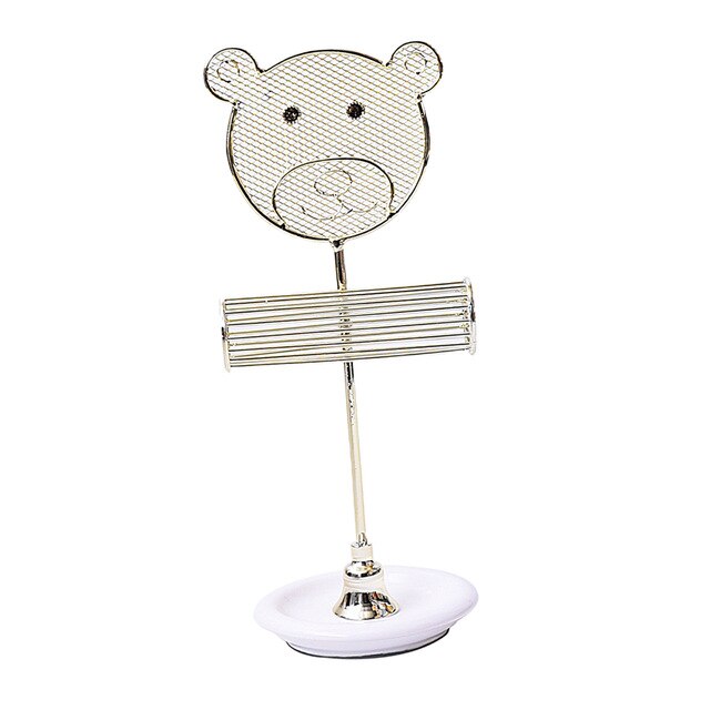 porte bijoux ourson blanc