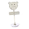 porte bijoux ourson blanc
