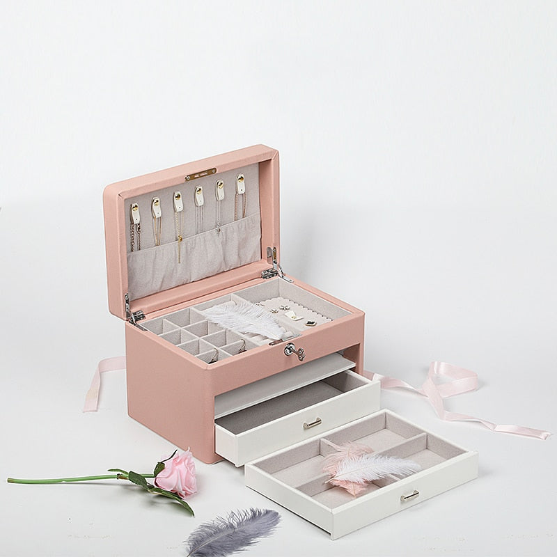 Boîte à Bijoux Utopia en Cuir | Les Boîtes d'Aphrodite