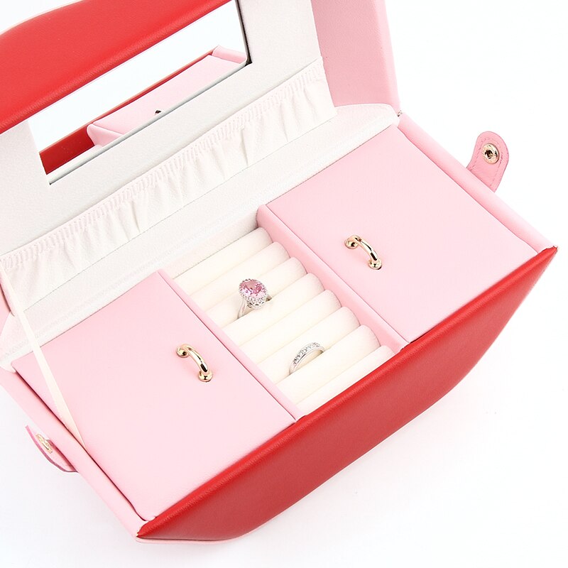 Boîte à Bijoux en Cuir Glamour | Les Boîtes d'Aphrodite