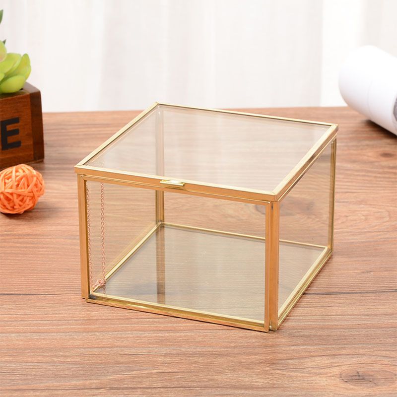 Boîte à Bijoux Cube en Verre | Les Boîtes d'Aphrodite