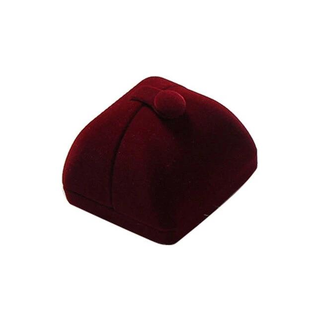 écrin à bijoux velours rouge