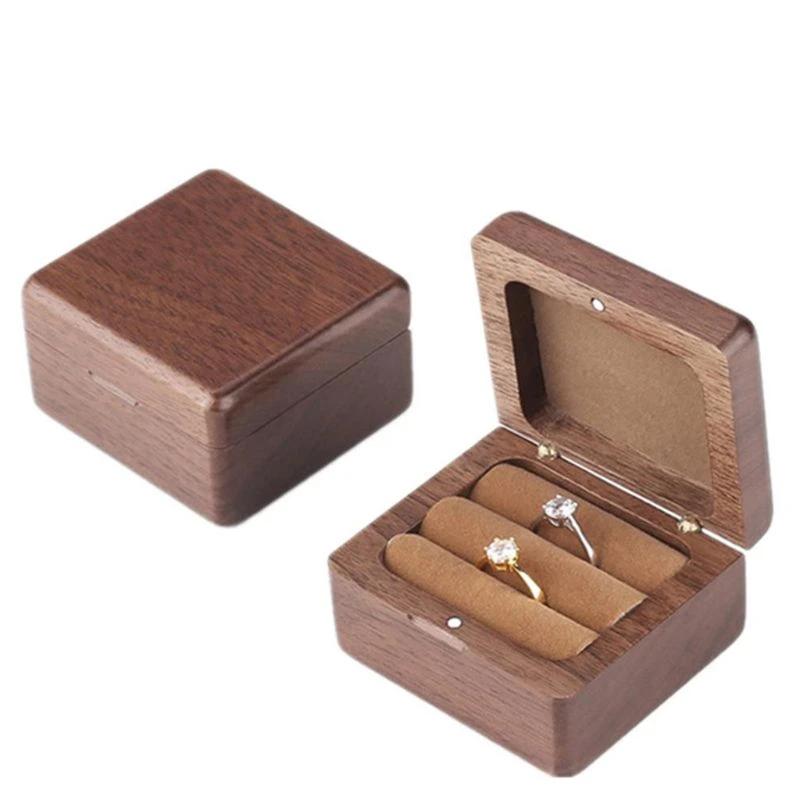 écrin à bijoux alliance anneaux de mariage