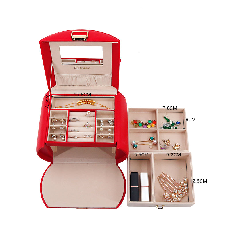 Boîte à Bijoux en Cuir Qualité | Les Boîtes d'Aphrodite