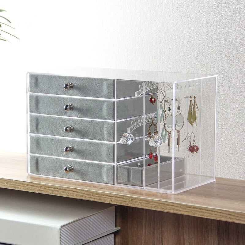 Boîte à Bijoux Organisatrice en Acrylique | Les Boîtes d'Aphrodite