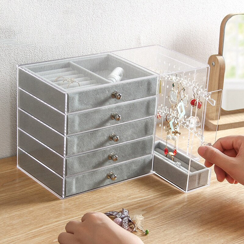 Boîte à Bijoux Organisatrice en Acrylique | Les Boîtes d'Aphrodite