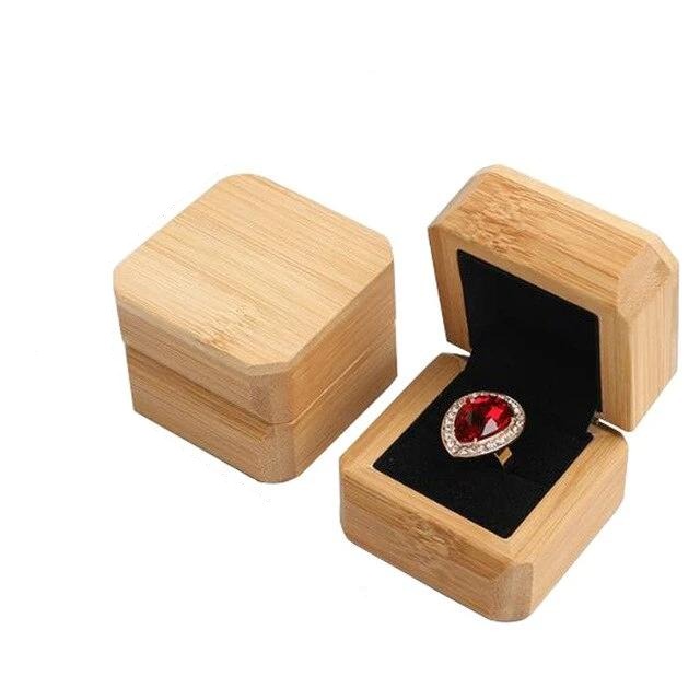 Écrin Bague Bambou Femme