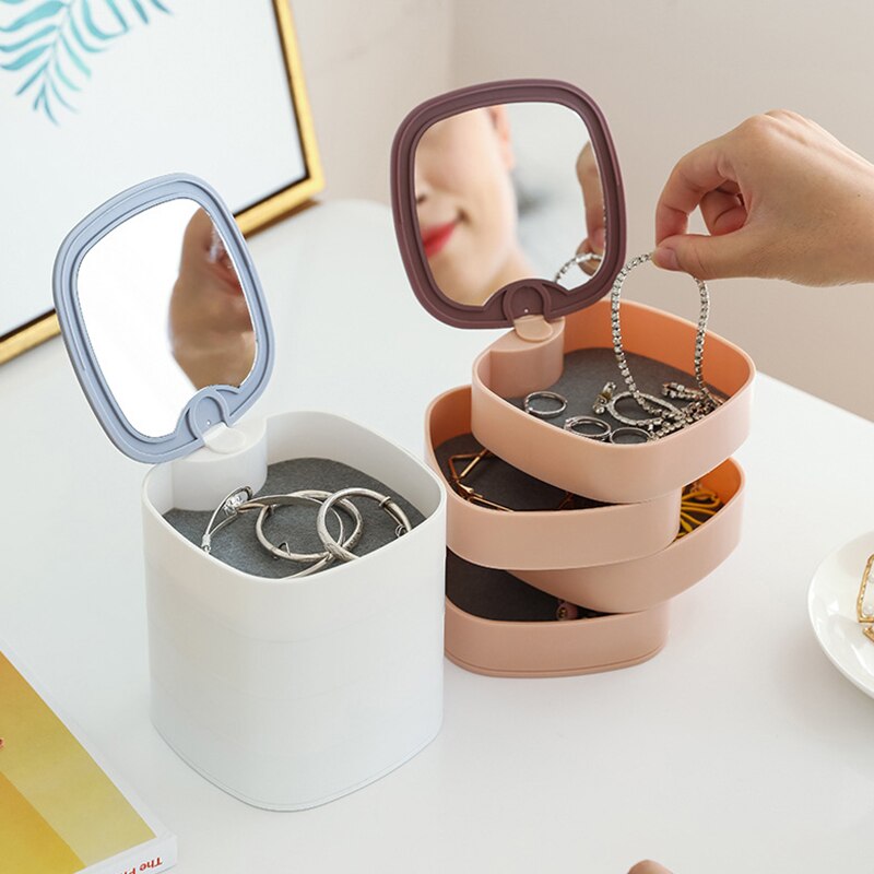 Boîte Bijoux en Plastique Verte
