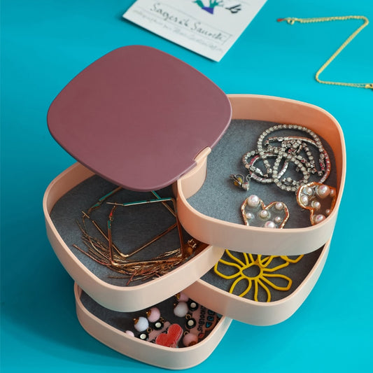 Boîte à Bijoux en Plastique Verte