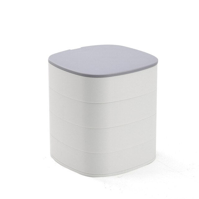 Boîte à Bijoux en Plastique blanc