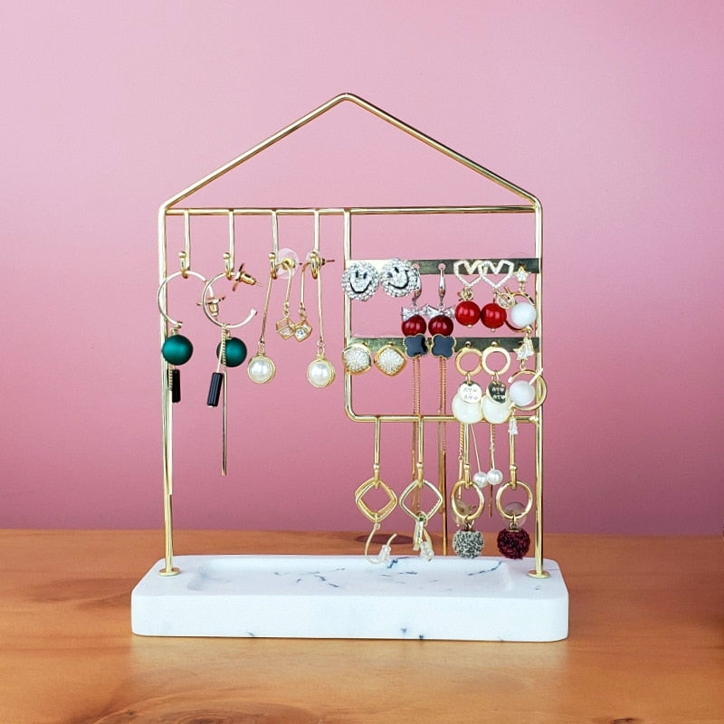Porte Bijoux avec Socle Marbre