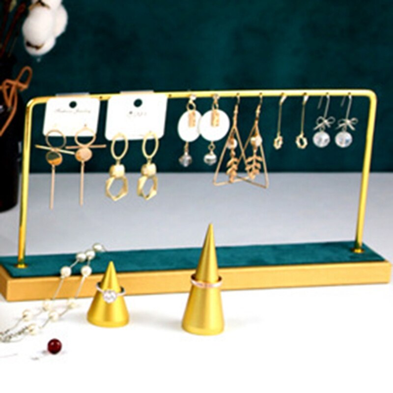 Porte Boucles d'Oreilles Doré