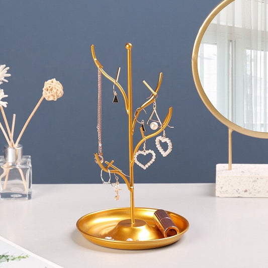 Arbre à Bijoux Doré