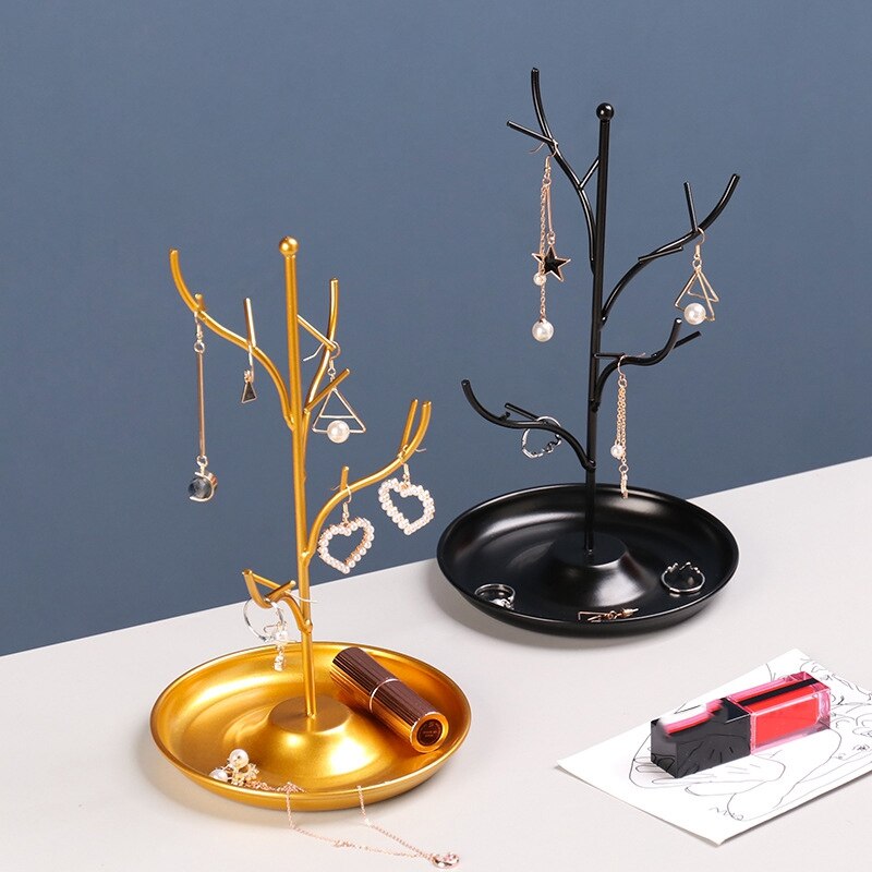 Arbre Bijoux Dore