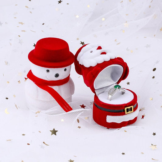 Écrin Bague Bonhomme de Neige