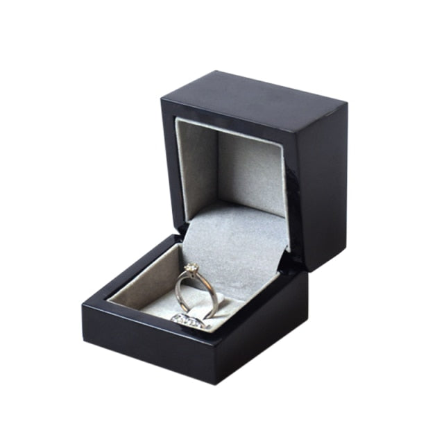 Écrin Bague Noir