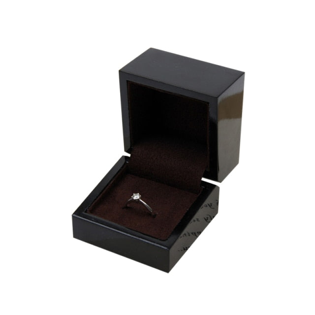 Écrin Bague Bois 