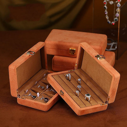 Boîte à Bijoux en Cuir Étui