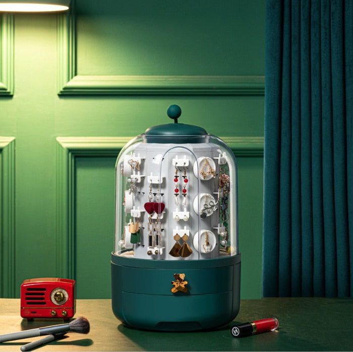 boite à bijou plastique verte