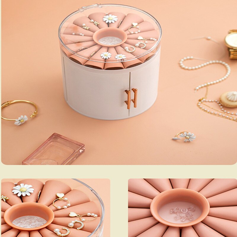 Boite ronde à bijoux - Rose - Kiabi - 2.00 Boite ronde à bijoux - Rose - Kiabi - 2.00