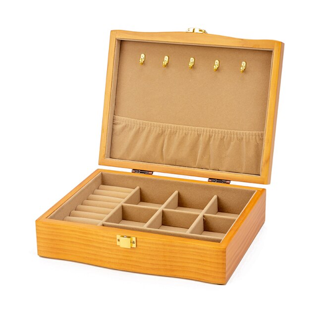 Boîte à Bijoux Petite Malle Jaune