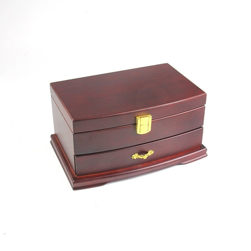 Boîte à Bijoux en Bois Authentique femme