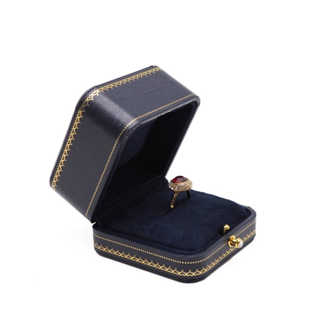 Écrin à Bague Mariage bleu
