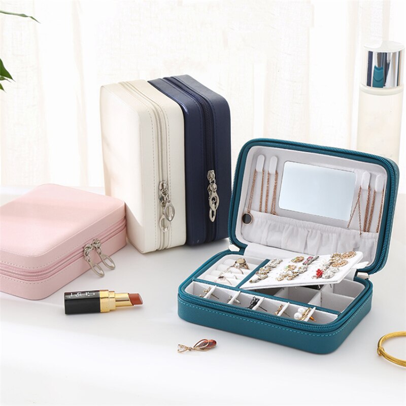 Boîte à Bijoux de Voyage Cuir femme