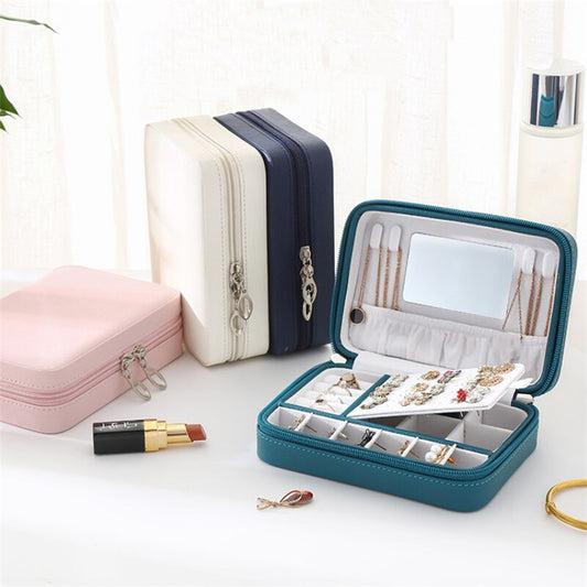Boîte à Bijoux de Voyage Cuir femme