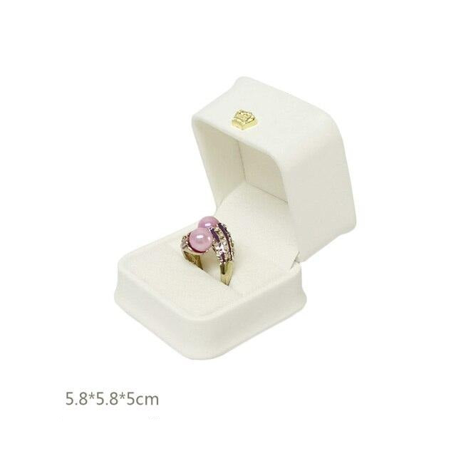 Écrin Bague Cuir Simpleblanc