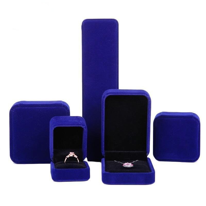 ecrin Bague Bleu Brillant