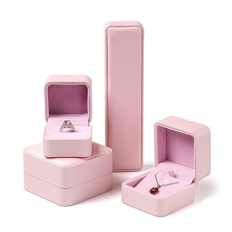 Écrin Bague Rose femme