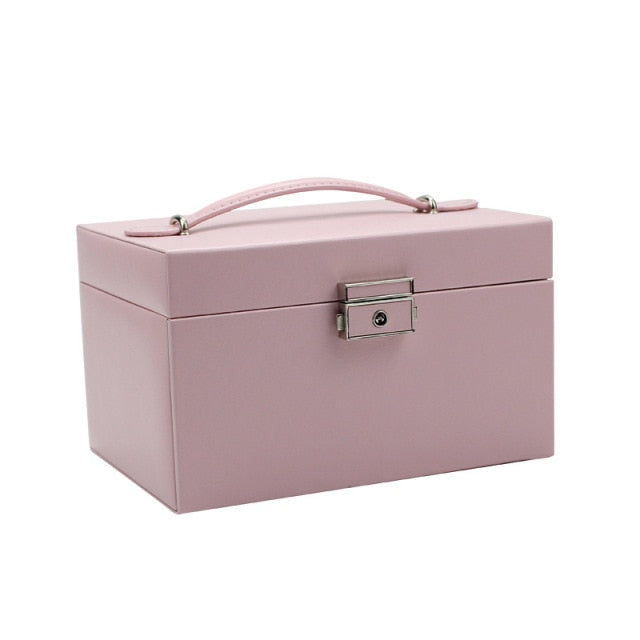 Boîte à Bijoux Fille avec Tiroirs rose